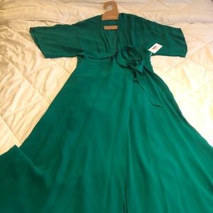 Reformation Winslow Wrap Dress Sz L